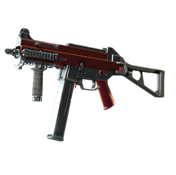 UMP-45 | Crimson Foil (Well-Worn)
