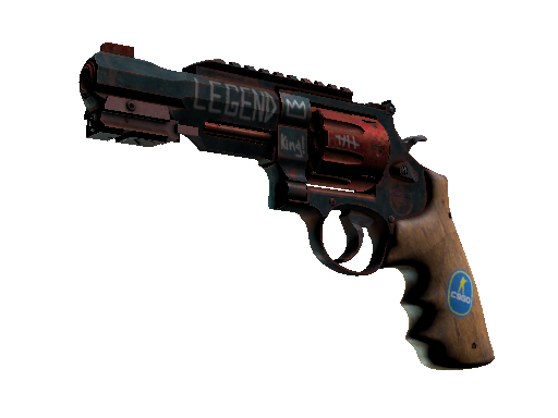 StatTrak™ R8 Revolver | Junk Yard (Well-Worn)