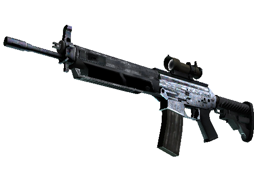 SG 553 | Damascus Steel (Minimal Wear)