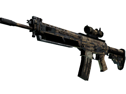 Souvenir SG 553 | Bleached (Battle-Scarred)