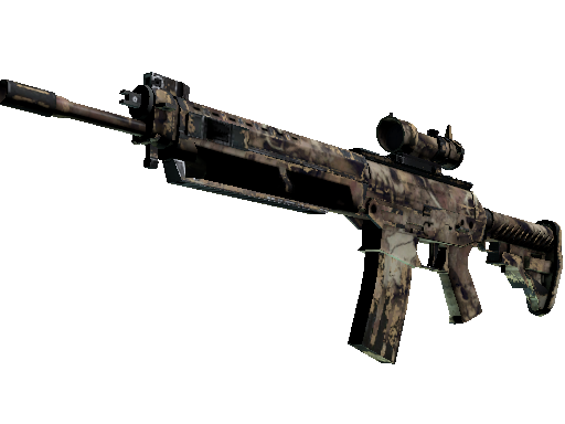 Souvenir SG 553 | Bleached (Well-Worn)