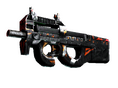 StatTrak™ P90 | Vent Rush (Battle-Scarred)