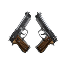 StatTrak™ Dual Berettas | Black Limba (Field-Tested)