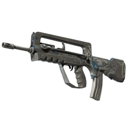 FAMAS | Halftone Wash (Battle-Scarred)