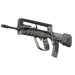 FAMAS | Halftone Wash (Well-Worn)
