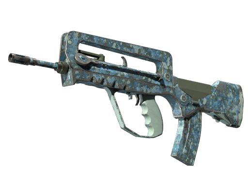 FAMAS | Cyanospatter image