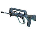 FAMAS | Cyanospatter (Field-Tested)