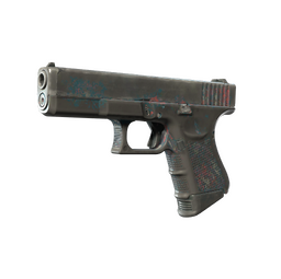 Glock-18 | Teal Graf (Battle-Scarred)