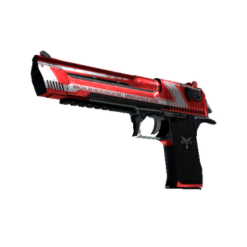 75% market price; Csgo Desert Eagle | Code Red (Well-Worn) + 4 Foil stickers