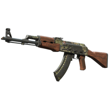 StatTrak™ AK-47 | Jaguar (Battle-Scarred)