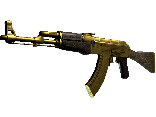 Souvenir AK-47 | Gold Arabesque (Battle-Scarred)