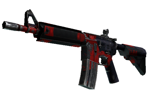 Imagem do premio da rifa - M4A4 | Evil Daimyo (Battle-Scarred)