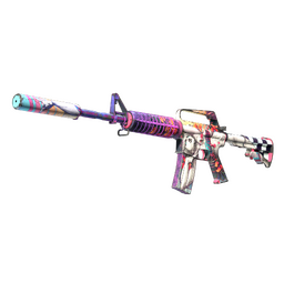 StatTrak™ M4A1-S | Vaporwave (Well-Worn)