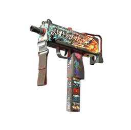 Souvenir MAC-10 | Derailment (Battle-Scarred)