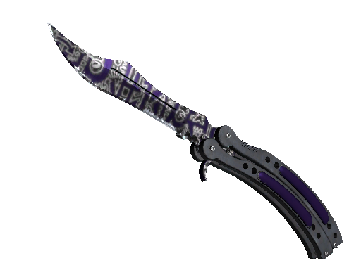 ★ StatTrak™ Butterfly Knife | Freehand (Well-Worn)