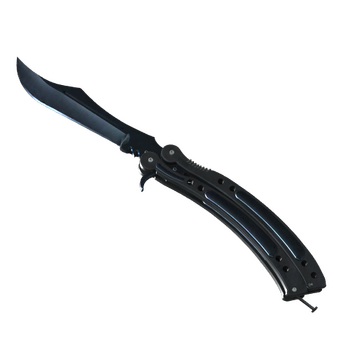 ★ StatTrak™ Butterfly Knife | Blue Steel (Minimal Wear)