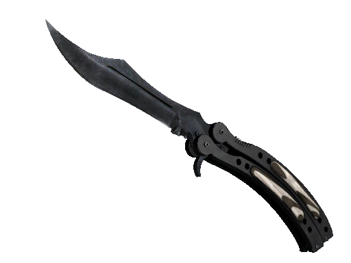 ★ StatTrak™ Butterfly Knife | Black Laminate (Minimal Wear)