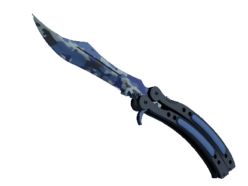 ★ StatTrak™ Butterfly Knife | Bright Water (Battle-Scarred)