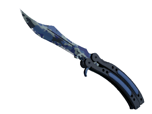 ★ Butterfly Knife | Bright Water (Well-Worn)