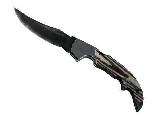 ★ StatTrak™ Falchion Knife | Black Laminate (Field-Tested)