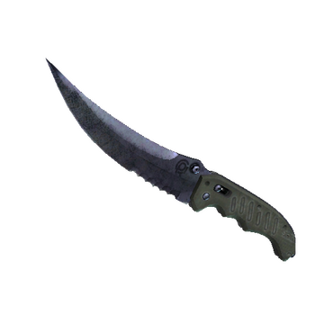 ★ StatTrak™ Flip Knife | Blue Steel (Field-Tested)