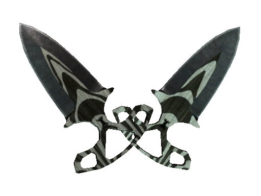 ★ Shadow Daggers | Black Laminate (Well-Worn)