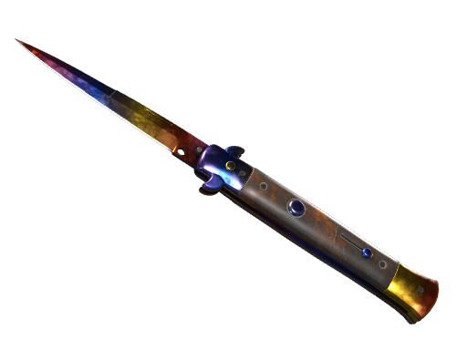 Stiletto Knife | Marble Fade image