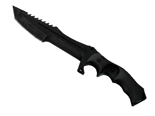 ★ StatTrak™ Huntsman Knife | Black Laminate (Well-Worn)