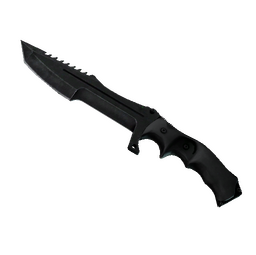 ★ StatTrak™ Huntsman Knife | Black Laminate (Factory New)