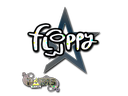 Sticker | floppy (Glitter) | Paris 2023