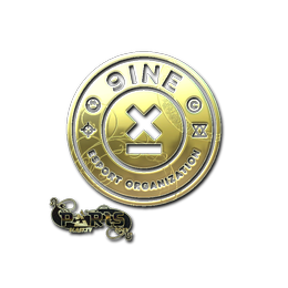 Sticker | 9INE (Gold) | Paris 2023 image