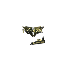 Sticker | refrezh (Gold) | Stockholm 2021