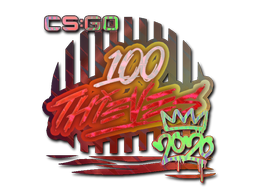 Sticker | 100 Thieves (Holo) | 2020 RMR