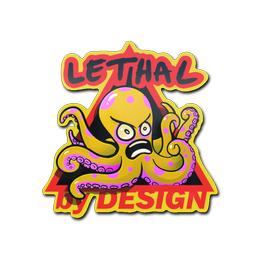 Sticker | Yellow Lethal image