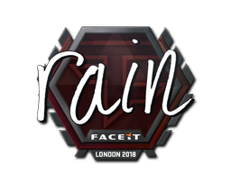 Sticker | rain | London 2018