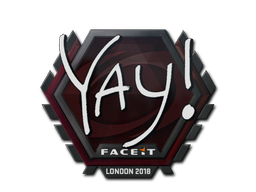 Sticker | yay | London 2018