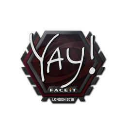 Sticker | yay | London 2018 image