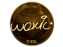 Sticker | woxic (Gold) | Katowice 2019