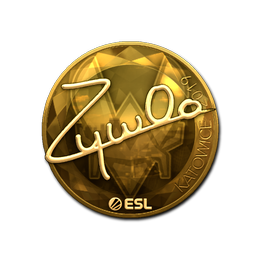 Sticker | ZywOo (Gold) | Katowice 2019 image