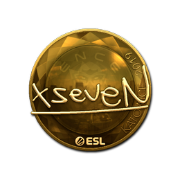 Sticker | xseveN (Gold) | Katowice 2019 image