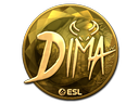 Sticker | Dima (Gold) | Katowice 2019