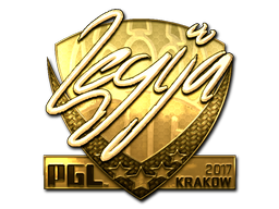 Gold thing. Наклейка PGL Золотая Краков 2017. Krakow 2017 наклейки. Краков 2017 наклейка. Сувенирный скин Краков 2017.