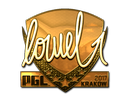 Sticker | loWel (Gold) | Krakow 2017