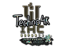 Sticker | Techno4K (Glitter) | Antwerp 2022