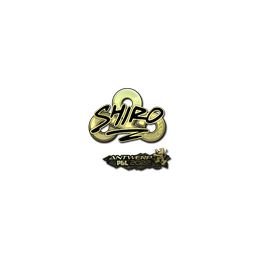 Sticker | sh1ro (Gold) | Antwerp 2022