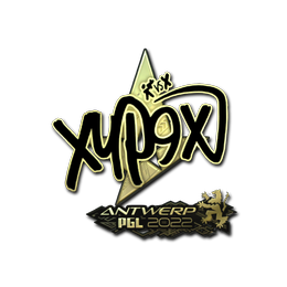 Sticker | Xyp9x (Gold) | Antwerp 2022 image