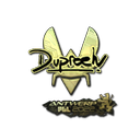 Sticker | dupreeh (Gold) | Antwerp 2022