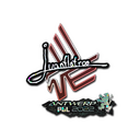 Sticker | juanflatroo (Glitter) | Antwerp 2022
