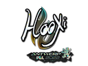 Sticker | HooXi (Glitter) | Antwerp 2022