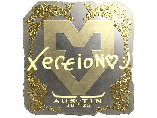 Sticker | xertioN (Gold) | Austin 2025